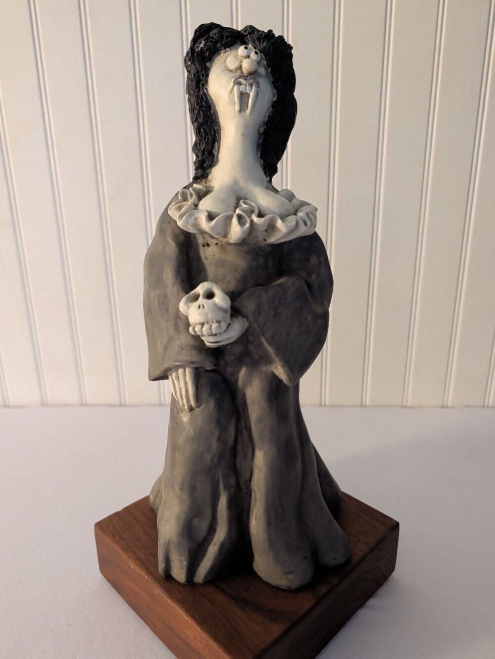 VTG 80s Paolo Chiari Vampire Bride Figure Statue Halloween Spooky Signed